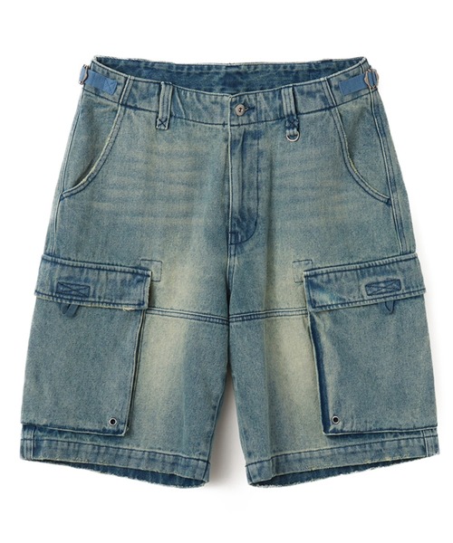 atmos（アトモス）の「atmos Baggy Cargo Shorts / アトモス バギー カーゴ ショーツ（その他パンツ・メンズ・ブルー/ブラック/カモフラージュ・M/L/XL/XXL）」の9枚目の写真