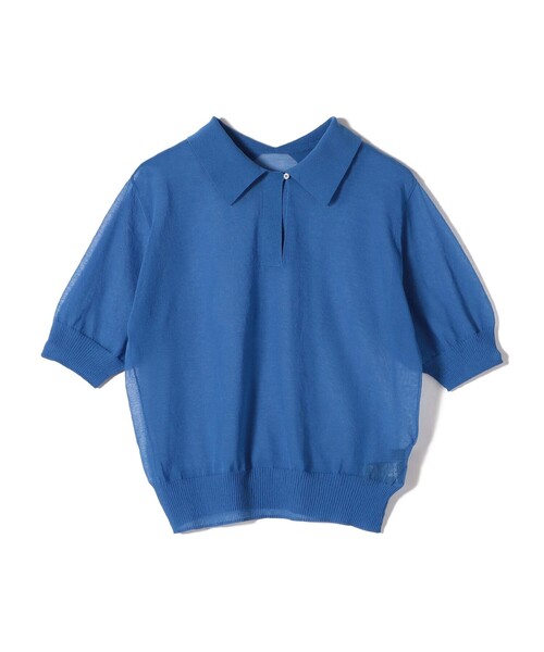 セール】SHIPS Primary Navy Label:〈手洗い可能〉NOIR POLO