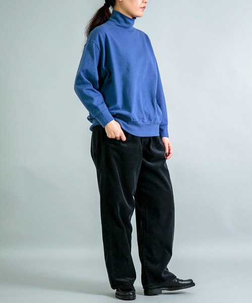 OMNIGOD womens / オムニゴッド] 8/天竺 ハイネックマニッシュ