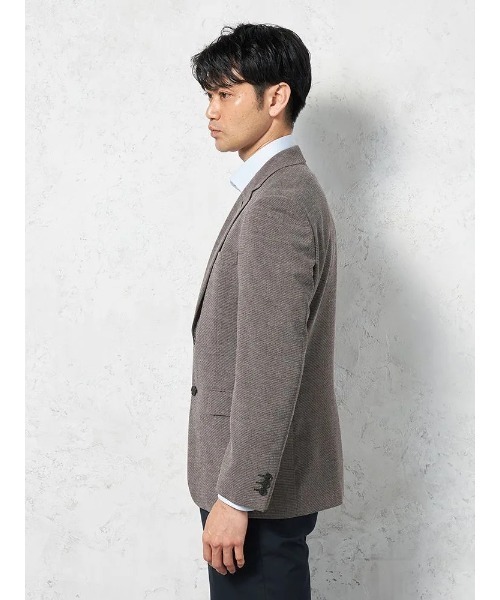 HARUYAMA(ハルヤマ)の「【ストレッチ】ジャケット 2つボタン 高通気 軽量 リッケンバッカー(テーラードジャケット・メンズ・ネイビー/ブラウン・AB7/AB6/AB5/AB4/A7/A6/A5/A4/BB7/BB6/BB5/BB4)」の6枚目の写真