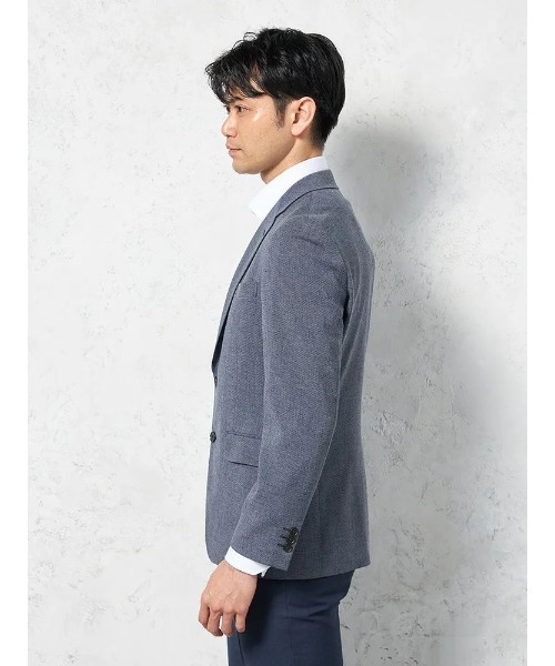 HARUYAMA(ハルヤマ)の「【ストレッチ】ジャケット 2つボタン 高通気 軽量 リッケンバッカー(テーラードジャケット・メンズ・ネイビー/ブラウン・AB7/AB6/AB5/AB4/A7/A6/A5/A4/BB7/BB6/BB5/BB4)」の16枚目の写真