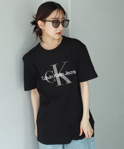 Calvin Klein（カルバン・クライン）の「【Calvin Klein/カルバンクライン】CORE MONOLOGO JEANS TEE/ CK ロゴ クルーネック 半袖Tシャツ（Tシャツ/カットソー・メンズ・ブラック/ホワイト/ネイビー・L/M/S/XL）」の7枚目の写真