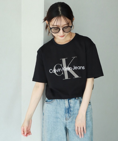 Calvin Klein（カルバン・クライン）の「【Calvin Klein/カルバンクライン】CORE MONOLOGO JEANS TEE/ CK ロゴ クルーネック 半袖Tシャツ（Tシャツ/カットソー・メンズ・ブラック/ホワイト/ネイビー・L/M/S/XL）」の6枚目の写真