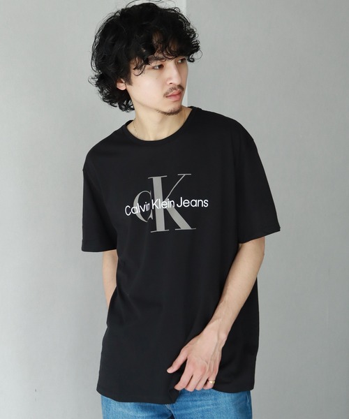 Calvin Klein（カルバン・クライン）の「【Calvin Klein/カルバンクライン】CORE MONOLOGO JEANS TEE/ CK ロゴ クルーネック 半袖Tシャツ（Tシャツ/カットソー・メンズ・ブラック/ホワイト/ネイビー・L/M/S/XL）」の10枚目の写真