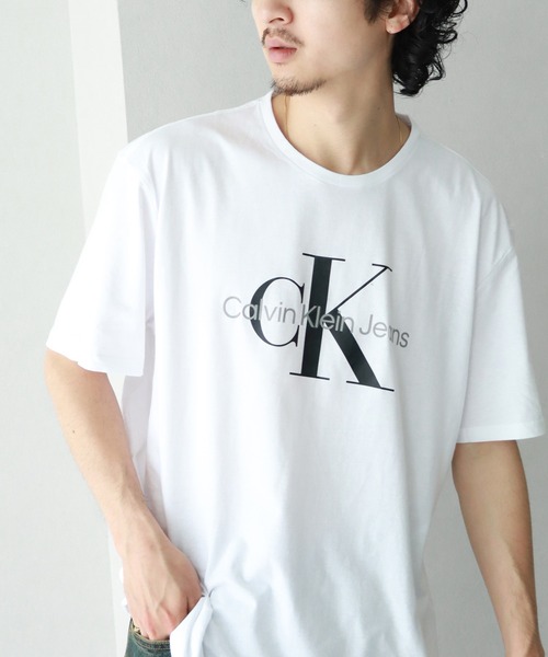 Calvin Klein（カルバン・クライン）の「【Calvin Klein/カルバンクライン】CORE MONOLOGO JEANS TEE/ CK ロゴ クルーネック 半袖Tシャツ（Tシャツ/カットソー・メンズ・ブラック/ホワイト/ネイビー・L/M/S/XL）」の20枚目の写真