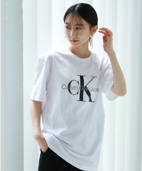 Calvin Klein（カルバン・クライン）の「【Calvin Klein/カルバンクライン】CORE MONOLOGO JEANS TEE/ CK ロゴ クルーネック 半袖Tシャツ（Tシャツ/カットソー・メンズ・ブラック/ホワイト/ネイビー・L/M/S/XL）」の16枚目の写真