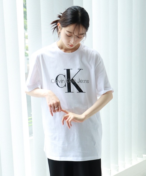 Calvin Klein（カルバン・クライン）の「【Calvin Klein/カルバンクライン】CORE MONOLOGO JEANS TEE/ CK ロゴ クルーネック 半袖Tシャツ（Tシャツ/カットソー・メンズ・ブラック/ホワイト/ネイビー・L/M/S/XL）」の17枚目の写真