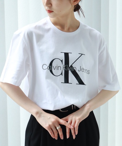 セール】【Calvin Klein/カルバンクライン】CORE MONOLOGO JEANS TEE