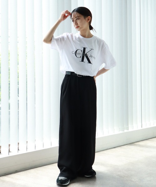 Calvin Klein（カルバン・クライン）の「【Calvin Klein/カルバンクライン】CORE MONOLOGO JEANS TEE/ CK ロゴ クルーネック 半袖Tシャツ（Tシャツ/カットソー・メンズ・ブラック/ホワイト/ネイビー・L/M/S/XL）」の18枚目の写真