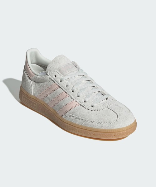 adidas（アディダス）の「HANDBALL SPEZIAL W / ハンドボールスペツィアル スニーカー アディダスオリジナルス adidas Originals（スニーカー・レディース・グレー/ピンク・22.0cm/22.5cm/23.0cm/23.5cm/24.0cm/24.5cm/25.0cm/25.5cm/26.0cm/26.5cm/27.0cm/27.5cm/28.0cm/28.5cm）」の5枚目の写真