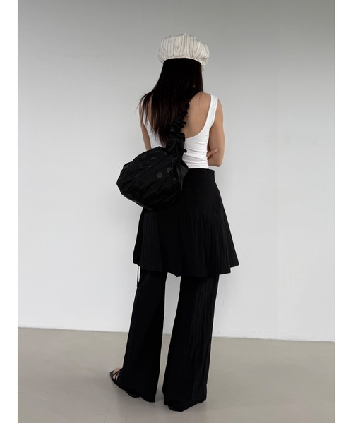 Didot.showroom（ディドット ショールーム）の「ワントーンドットクロスバッグ（ボディバッグ/ウエストポーチ・レディース・ブラック・FREE）」の13枚目の写真