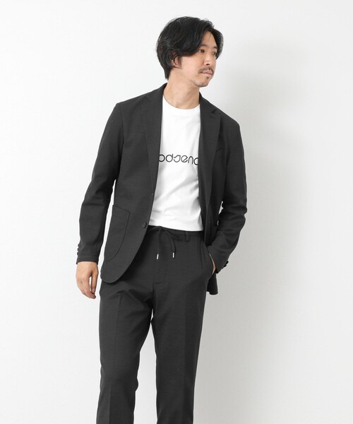 NOLLEY’S（ノーリーズ）の「《セットアップ対応》Primeflex 吸水速乾 メランジ カノコ ストレッチイージーJK 25SS（テーラードジャケット・メンズ・ブラック/ベージュ/ネイビー/グレー・S/M/L/XL）」の21枚目の写真