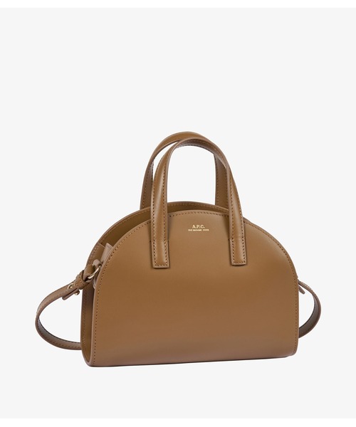 A.P.C.（アーペーセー）の「TOTE DEMI-LUNE SMALL（トートバッグ・レディース・ブラック/ベージュ系その他・ONESIZE）」の7枚目の写真