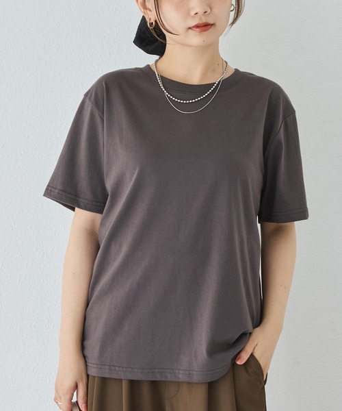 LAVEANGE(ラビアンジェ)の「【好機能シリーズ】汗シミ防止Tシャツ 2点セット│夏の頼れる高機能Tシャツ/ゆったりシルエット/半袖/着回し(Tシャツ/カットソー・レディース・ピンク/ライム/オフホワイト・M/LL/3L/4L/5L)」の20枚目の写真
