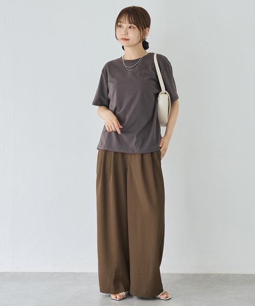 LAVEANGE(ラビアンジェ)の「【好機能シリーズ】汗シミ防止Tシャツ 2点セット│夏の頼れる高機能Tシャツ/ゆったりシルエット/半袖/着回し(Tシャツ/カットソー・レディース・ピンク/ライム/オフホワイト・M/LL/3L/4L/5L)」の18枚目の写真
