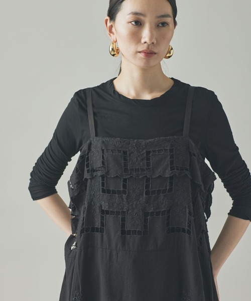 Curensology（カレンソロジー）の「Curensology(カレンソロジー)/カットワーククロスブラウス（シャツ/ブラウス・レディース・ホワイト/ブラック・FREE）」の13枚目の写真