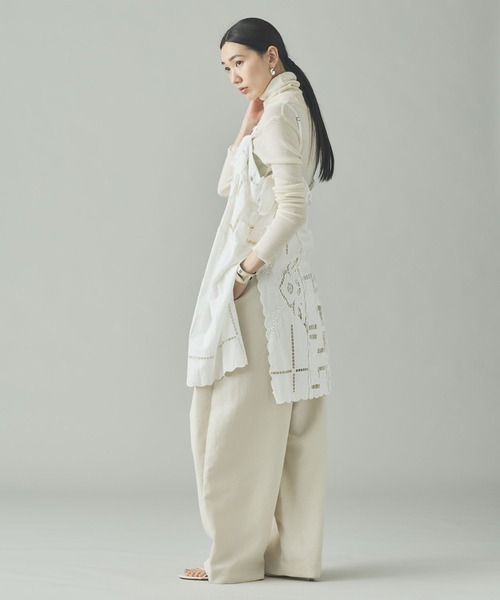 Curensology(カレンソロジー)/カットワーククロスブラウス（シャツ