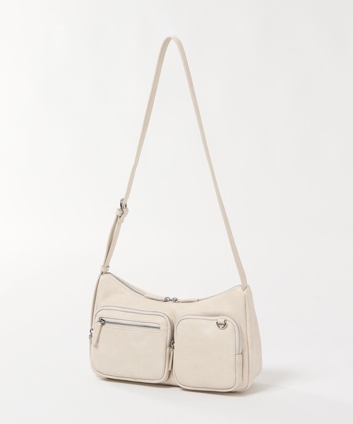LOWRYS FARM(ローリーズファーム)の「ポケツキショルダーBAG 497882(ショルダーバッグ・レディース・アイボリー/ブラック/ブラウン・FREE)」の7枚目の写真