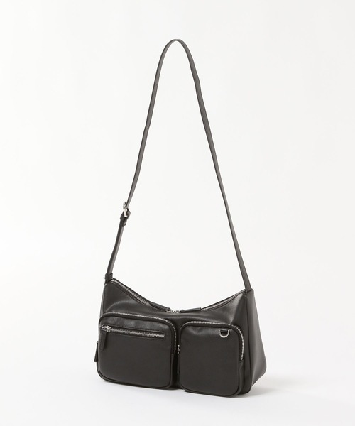 ショルダーバッグ・ポシェット Boston nylon shoulder bag BLACK バッグジャック ショルダーバッグ 2way Body Shoulder Bag-Nipo