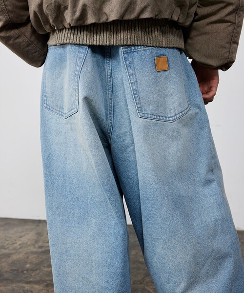 BEAMS（ビームス）の「ワイドストレート バルーン デニムパンツ（デニムパンツ・メンズ・ブラック/インディゴブルー・XL/L/M/S）」の2枚目の写真