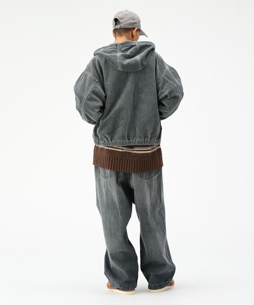 BEAMS（ビームス）の「ワイドストレート バルーン デニムパンツ（デニムパンツ・メンズ・ブラック/インディゴブルー・XL/L/M/S）」の11枚目の写真