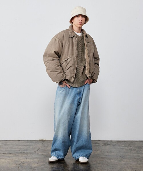 BEAMS（ビームス）の「ワイドストレート バルーン デニムパンツ（デニムパンツ・メンズ・ブラック/インディゴブルー・XL/L/M/S）」の18枚目の写真