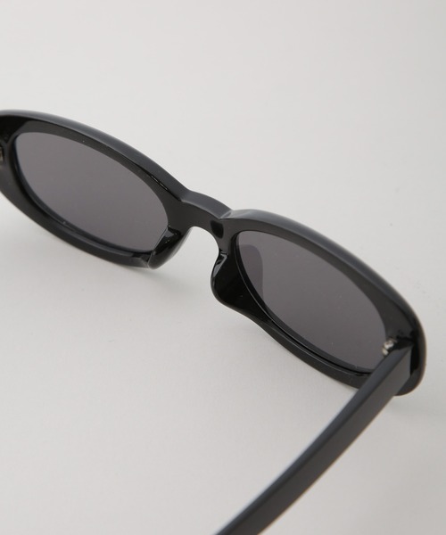 NANO universe(ナノユニバース)の「アイウェア サングラス/オーバル型 セルフレーム(サングラス・メンズ・ブラック/グレー・FREE)」の7枚目の写真