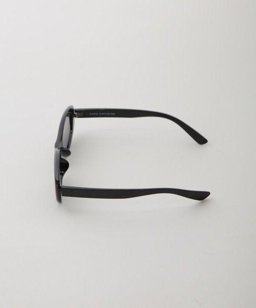 NANO universe(ナノユニバース)の「アイウェア サングラス/オーバル型 セルフレーム(サングラス・メンズ・ブラック/グレー・FREE)」の4枚目の写真