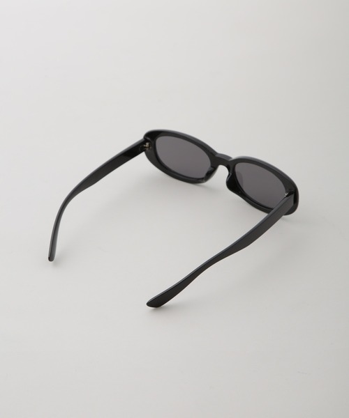NANO universe(ナノユニバース)の「アイウェア サングラス/オーバル型 セルフレーム(サングラス・メンズ・ブラック/グレー・FREE)」の5枚目の写真