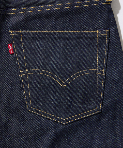 Levis PReMIUM(リーバイスプレミアム)の「LEVI’S(R)/リーバイス(R) 別注 501(R) セルビッジ リジッド【L30】(デニムパンツ・メンズ・ダークブルー・29/30/31/32/33/34/36/38)」の4枚目の写真