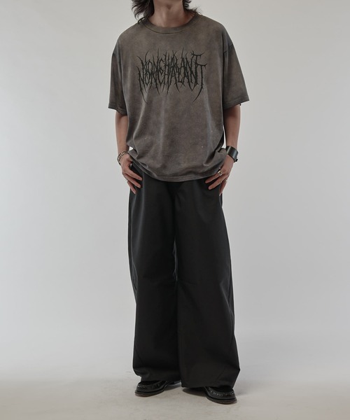 Lui's(ルイス)の「クラックプリントTシャツ(Tシャツ/カットソー・メンズ・グレー/ブラック・FREE)」の14枚目の写真