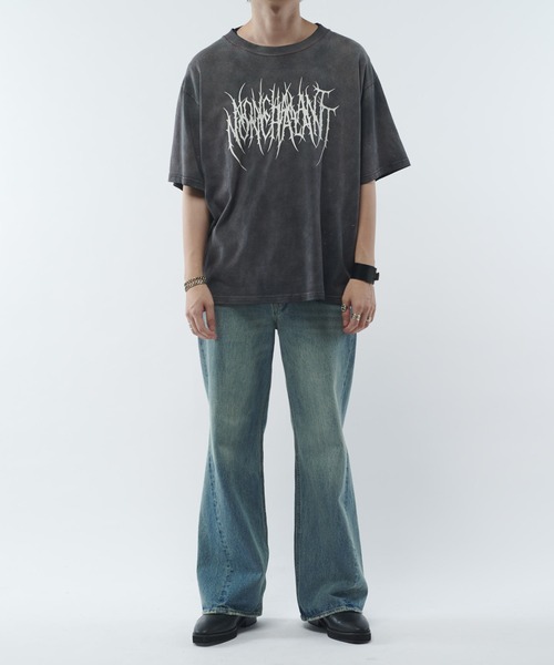 Lui's(ルイス)の「クラックプリントTシャツ(Tシャツ/カットソー・メンズ・グレー/ブラック・FREE)」の20枚目の写真