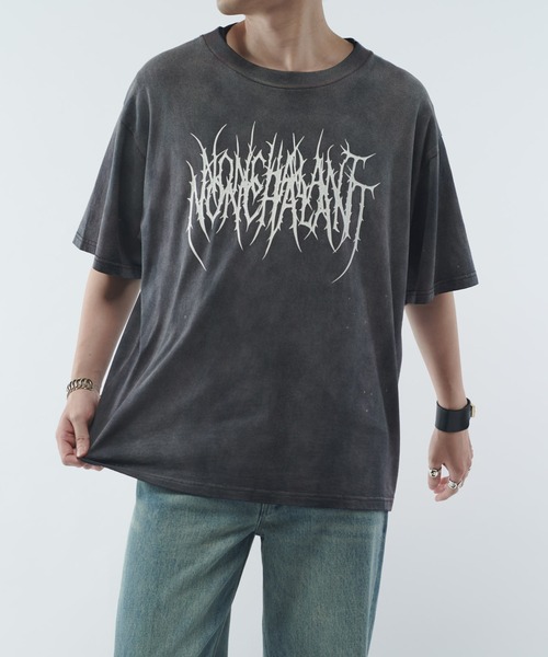 Lui's(ルイス)の「クラックプリントTシャツ(Tシャツ/カットソー・メンズ・グレー/ブラック・FREE)」の17枚目の写真