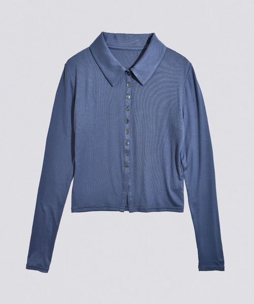 カーディガン 「kiehtova」slim collar cardigan/スリム カラー カーディガン KTWR39 レディース kiehtova】slim collar cardigan/スリム カラー カーディガン