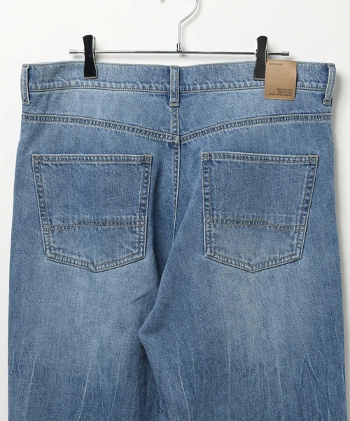 BAYFLOW（ベイフロー）の「コットンリネンダメージデニムパンツ（デニムパンツ・メンズ・ネイビー/サックスブルー・MEDIUM/LARGE）」の7枚目の写真