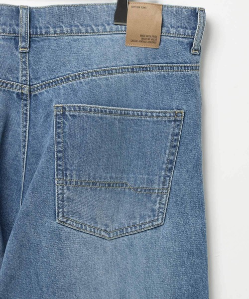 BAYFLOW（ベイフロー）の「コットンリネンダメージデニムパンツ（デニムパンツ・メンズ・ネイビー/サックスブルー・MEDIUM/LARGE）」の10枚目の写真