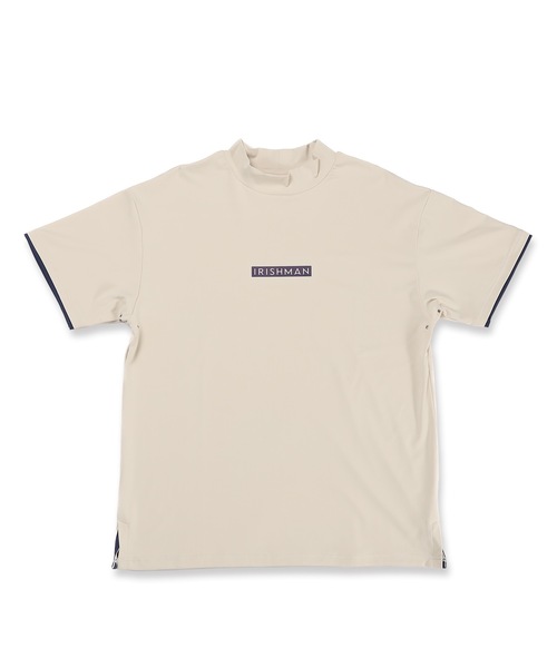IRISHMAN(アイリッシュマン)の「【AURORA REFLECT】signature logo mock neck pullover / 光るモックネックプルオーバー(UNISEX)(Tシャツ/カットソー・メンズ・ライトグレー/ベージュ/グレー・L/M/S/XL)」の21枚目の写真