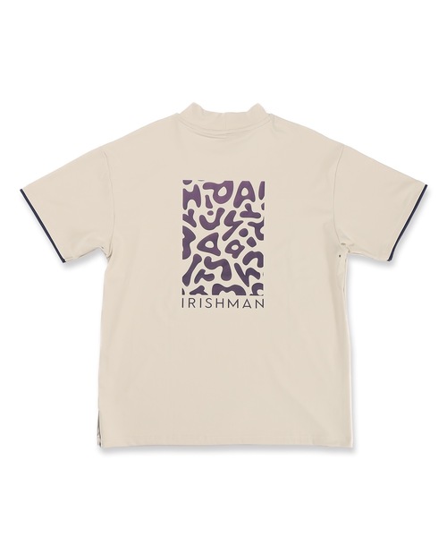 IRISHMAN(アイリッシュマン)の「【AURORA REFLECT】signature logo mock neck pullover / 光るモックネックプルオーバー(UNISEX)(Tシャツ/カットソー・メンズ・ライトグレー/ベージュ/グレー・L/M/S/XL)」の22枚目の写真