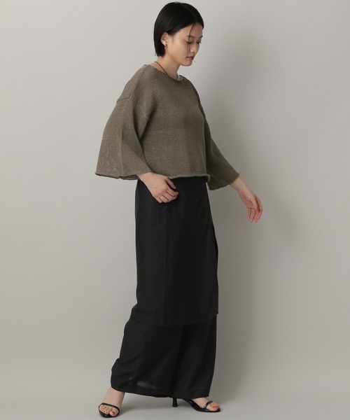 A part by（アパートバイ）の「シアースカートツキパンツ（その他パンツ・レディース・オフホワイト・FREE）」の8枚目の写真