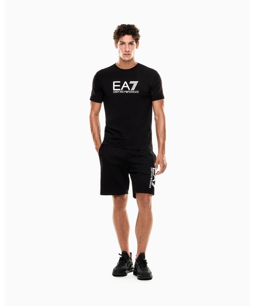 EMPORIO ARMANI EA7(エンポリオアルマーニイーエーセブン)の「<オンライン限定>【エンポリオ アルマーニ EA7】Visibility 半袖Tシャツ コットン ストレッチジャージー(Tシャツ/カットソー・メンズ・ブラック×ホワイト/コバルトブルー/ライトグリーン/ブルーグリーン・SMALL/MEDIUM/LARGE/X-LARGE/XX-LARGE/X-SMALL/XX-SMALL/XXX-LARGE)」の7枚目の写真