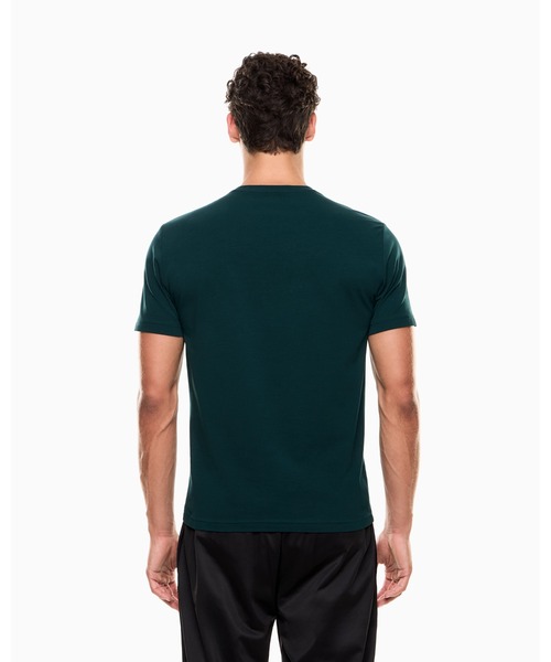EMPORIO ARMANI EA7(エンポリオアルマーニイーエーセブン)の「<オンライン限定>【エンポリオ アルマーニ EA7】Visibility 半袖Tシャツ コットン ストレッチジャージー(Tシャツ/カットソー・メンズ・ブラック×ホワイト/コバルトブルー/ライトグリーン/ブルーグリーン・SMALL/MEDIUM/LARGE/X-LARGE/XX-LARGE/X-SMALL/XX-SMALL/XXX-LARGE)」の10枚目の写真