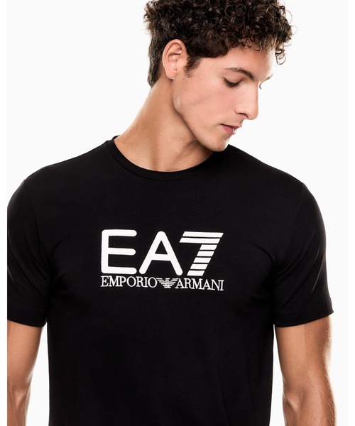 EMPORIO ARMANI EA7(エンポリオアルマーニイーエーセブン)の「<オンライン限定>【エンポリオ アルマーニ EA7】Visibility 半袖Tシャツ コットン ストレッチジャージー(Tシャツ/カットソー・メンズ・ブラック×ホワイト/コバルトブルー/ライトグリーン/ブルーグリーン・SMALL/MEDIUM/LARGE/X-LARGE/XX-LARGE/X-SMALL/XX-SMALL/XXX-LARGE)」の16枚目の写真