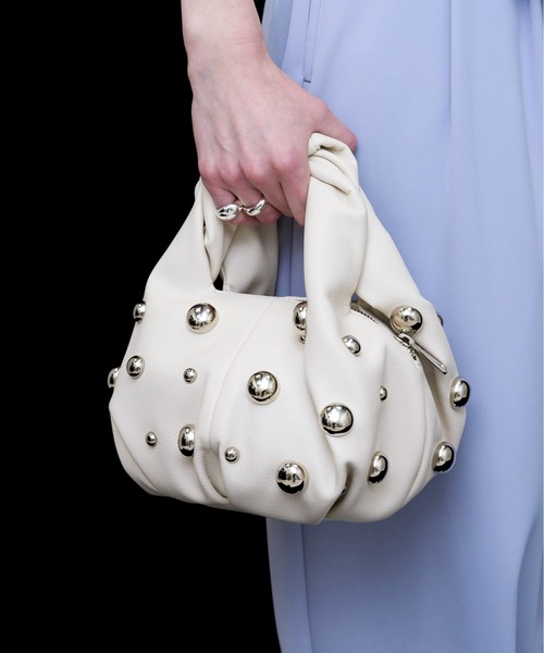 Ameri HAND WIDE MESH BAG　2025 ハンドバッグ HAND WIDE MESH BAG
