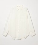 Steven Alan（スティーブンアラン）の「＜Steven Alan＞ 80 コンパクトヤーン ツイル レギュラーカラー シャツ NARROW（シャツ/ブラウス・S）」