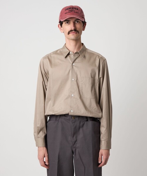Steven Alan 80 コンパクトヤーン ツイル レギュラーカラー シャツ Steven Alan＞ 80 コンパクトヤーン ツイル レギュラーカラー