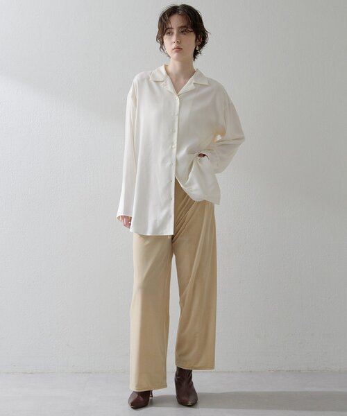 THE PAUSE】フィブリルリラックスシャツ（シャツ/ブラウス）｜THE