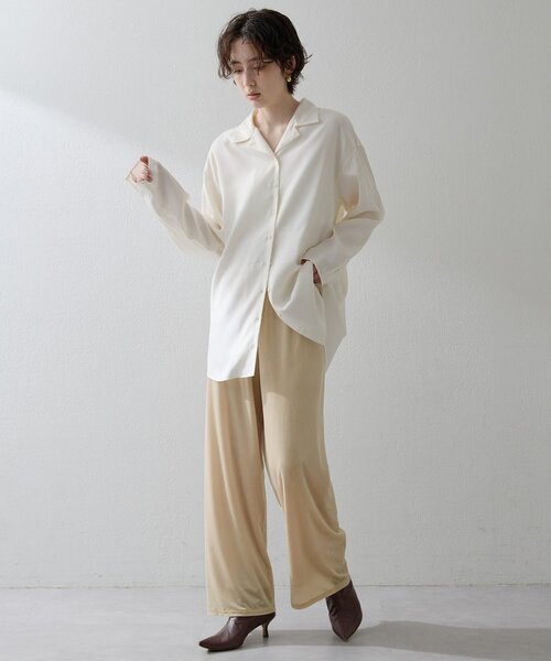 THE PAUSE】フィブリルリラックスシャツ（シャツ/ブラウス）｜THE