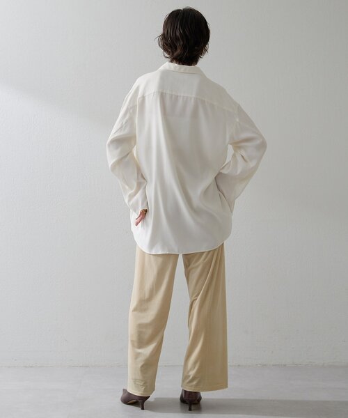 THE PAUSE】フィブリルリラックスシャツ（シャツ/ブラウス）｜THE