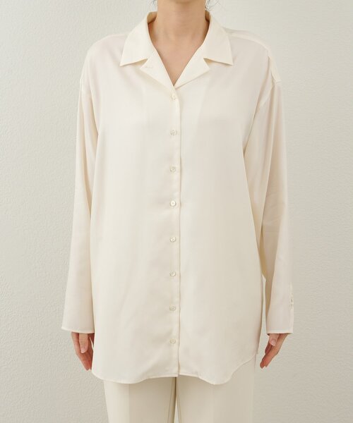 THE PAUSE】フィブリルリラックスシャツ（シャツ/ブラウス）｜THE