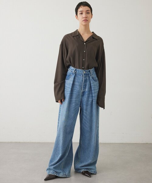 THE PAUSE】フィブリルリラックスシャツ（シャツ/ブラウス）｜THE